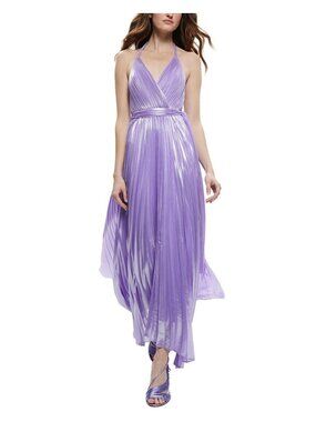 flowy maxi formal dress Tanya Ripple Flowy Maxi Dress Black M / Black